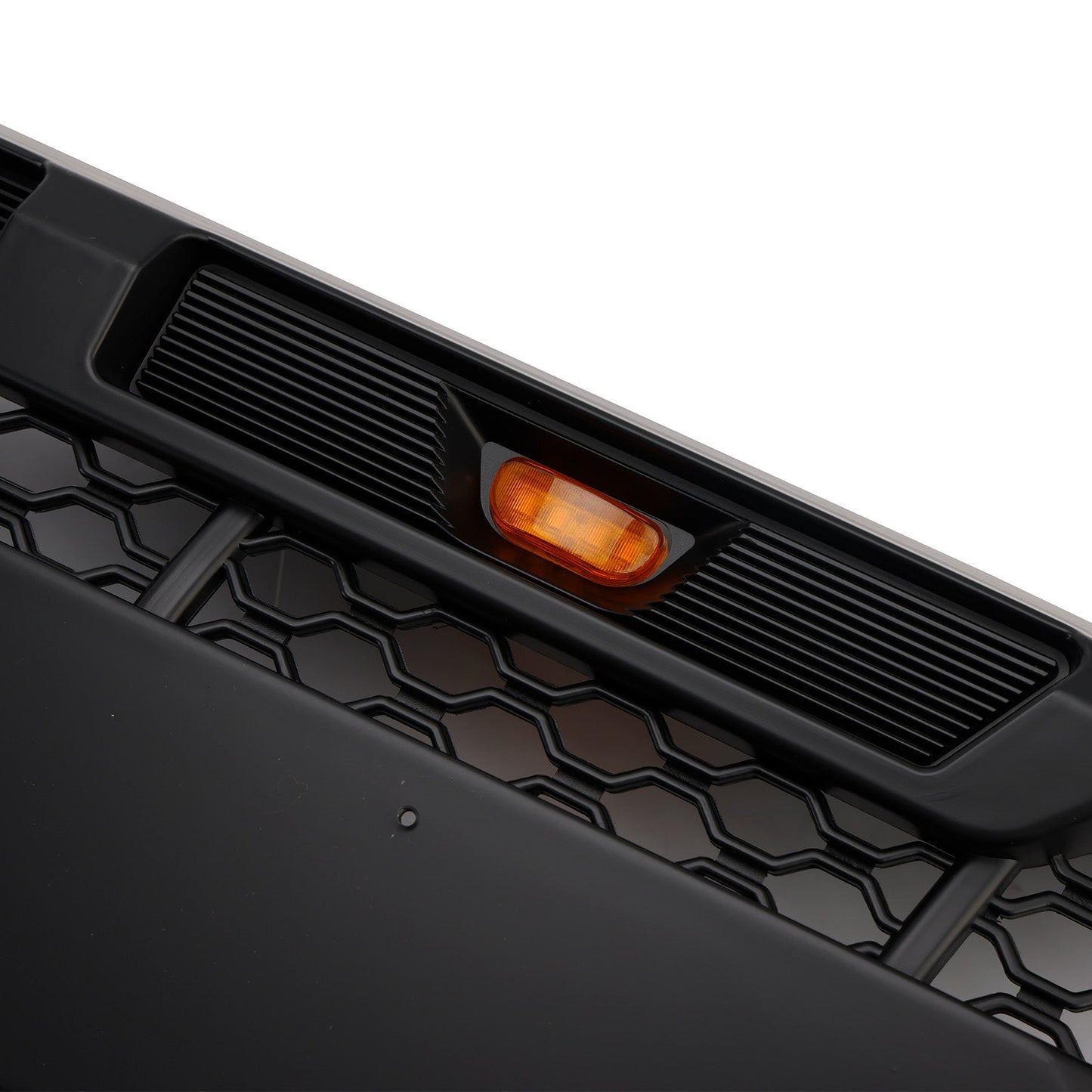 2001-2003 Ford Ranger Raptor Style Grille Front Bumper Replacement Black Grill W/ LED Light