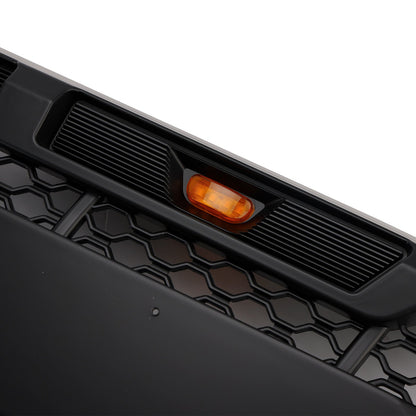 2001-2003 Ford Ranger Raptor Style Grille Front Bumper Replacement Black Grill W/ LED Light