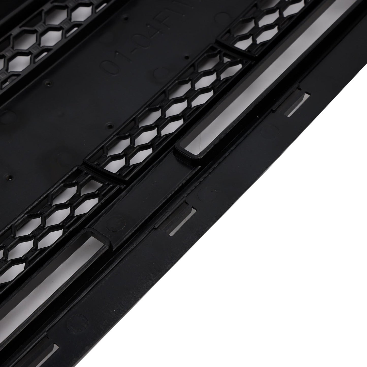 2001-2003 Ford Ranger Raptor Style Grille Front Bumper Replacement Black Grill W/ LED Light