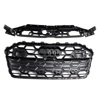 2019-2023 Audi A6 C8 S6 Black 4K0853651T Front Bumper Grille Grill