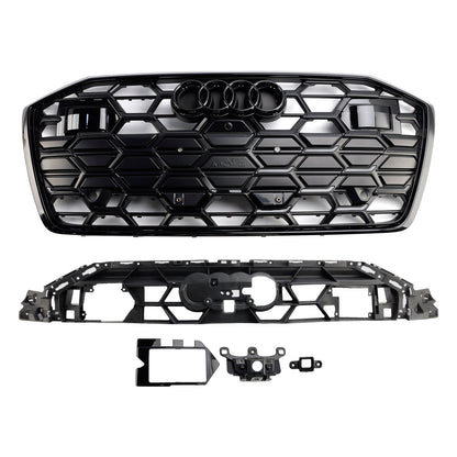 2019-2023 Audi A6 C8 S6 Black 4K0853651T Front Bumper Grille Grill