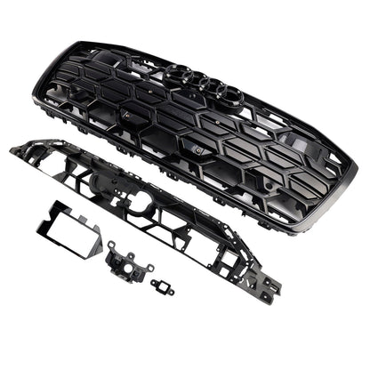 2019-2023 Audi A6 C8 S6 Black 4K0853651T Front Bumper Grille Grill