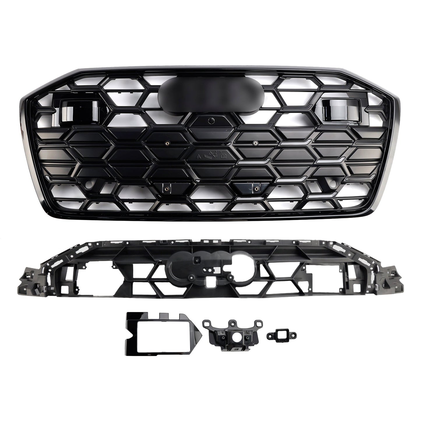 2019-2023 Audi A6 C8 S6 Black 4K0853651T Front Bumper Grille Grill