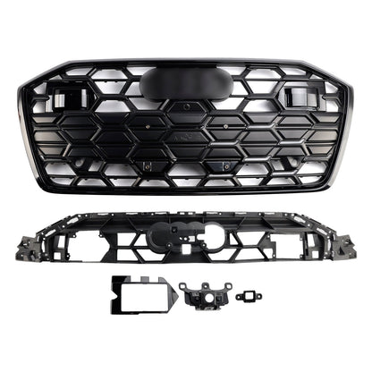 2019-2023 Audi A6 C8 S6 Black 4K0853651T Front Bumper Grille Grill