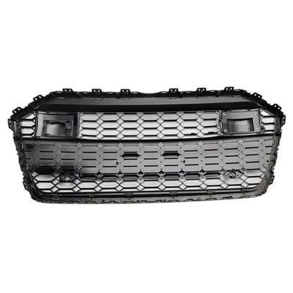 2019-2023 Audi A6 C8 S6 W/ACC RS6 Style Honeycomb Mesh Front Grill Grille