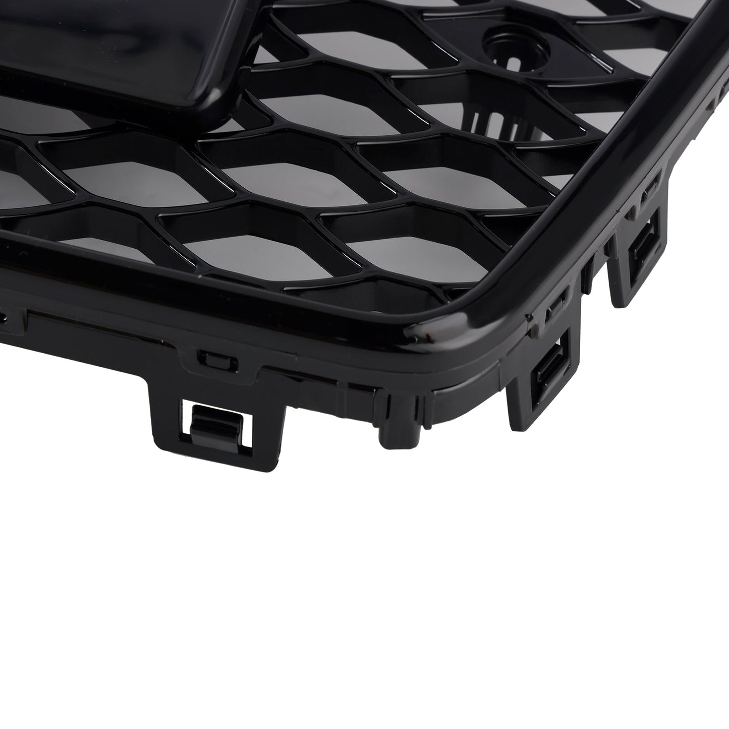 2015-2018 Audi A6 /A6 Sline /S6 C7 RS6 Style Grill Front Bumper Honeycomb Mesh Black Grille