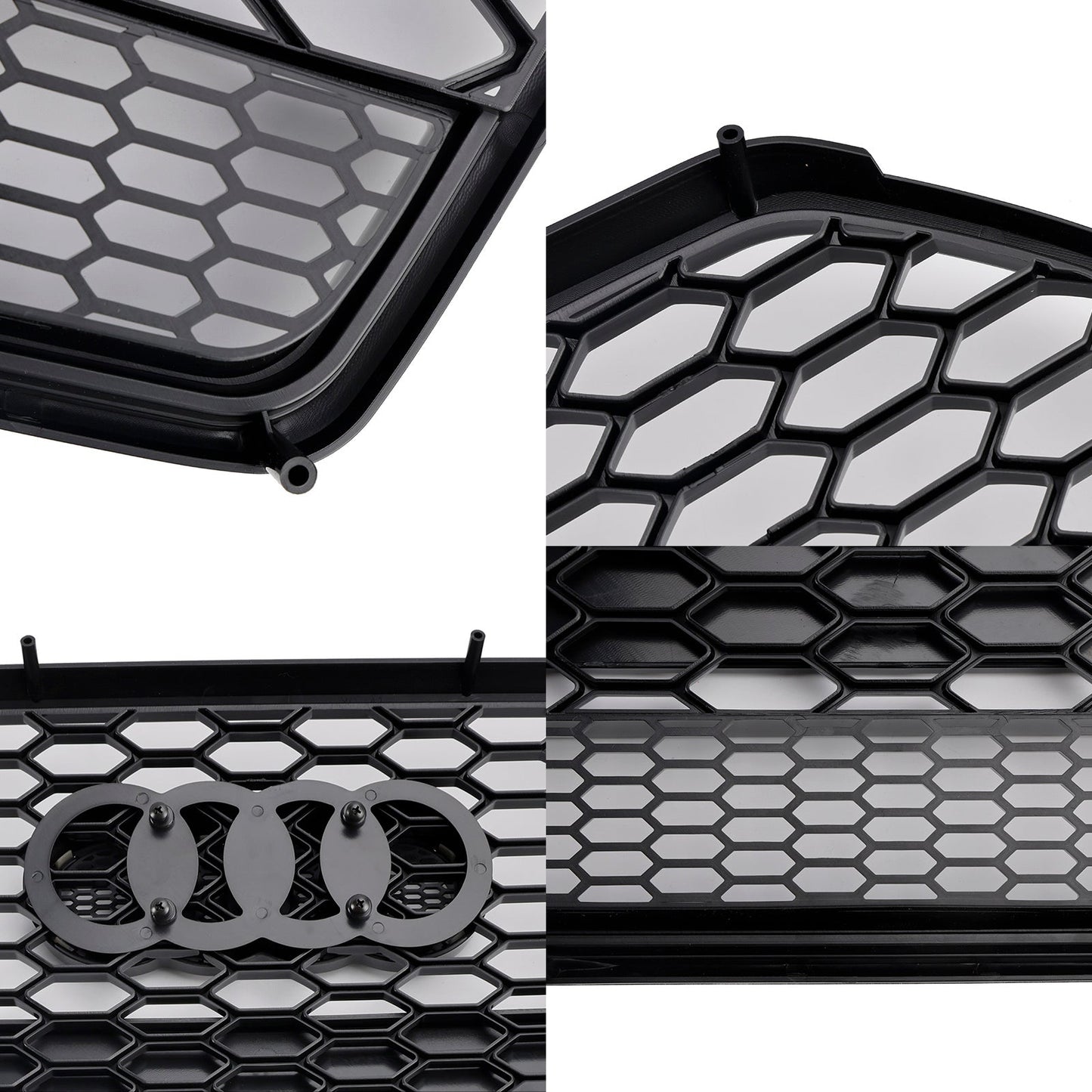 2015-2018 Audi A6 / A6 Sline / S6 C7 Honeycomb Front Grill RS Style Air Intake Radiator Grill Replacement