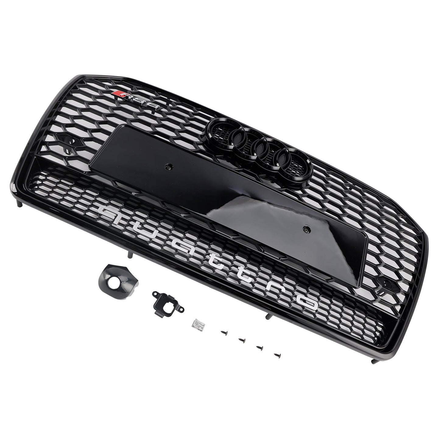 2015-2018 Audi A6 / A6 Sline / S6 C7 Honeycomb Front Grill RS Style Air Intake Radiator Grill Replacement