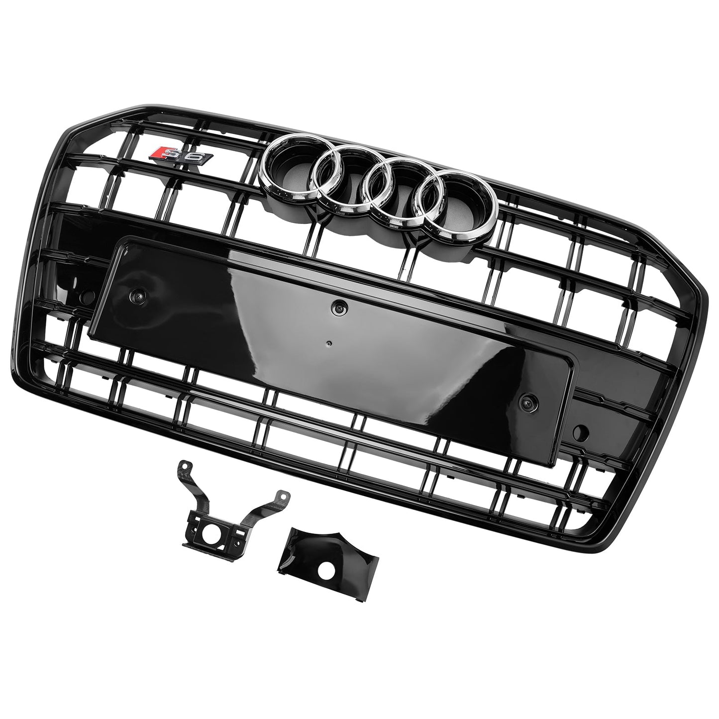 Audi A6 S6 C7 2016-2018 S6 Style Front Bumper Grille Black Replacement Grill