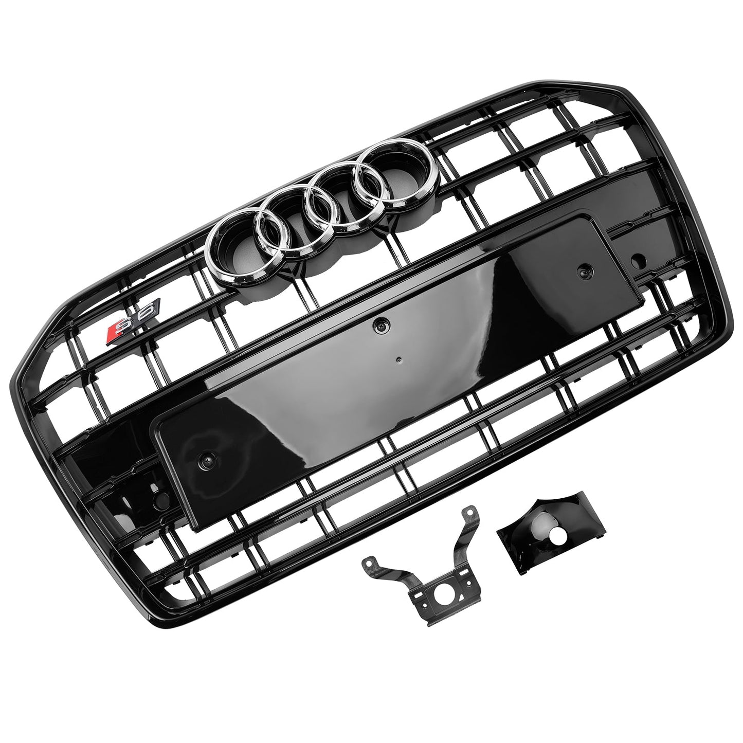 Audi A6 S6 C7 2016-2018 S6 Style Front Bumper Grille Black Replacement Grill