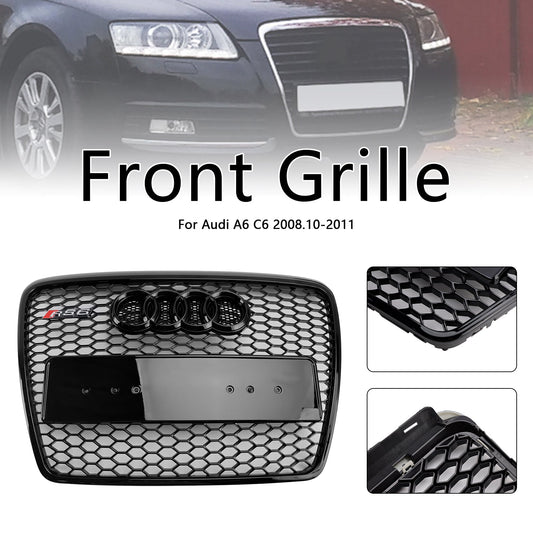 2008 2009 2010 2011 Audi A6 /S6 /A6 Sline C6 RS Honeycomb Front Grill Air Intake Radiator Mesh Bumper Grille