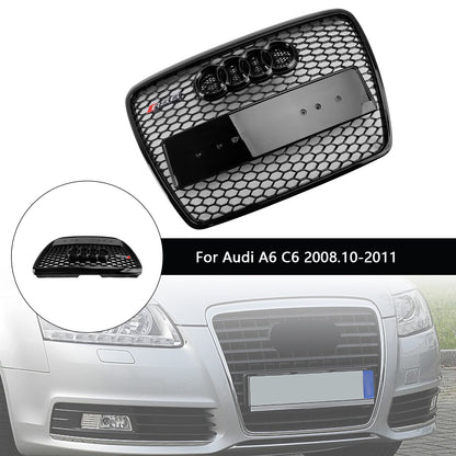 2008 2009 2010 2011 Audi A6 /S6 /A6 Sline C6 RS Honeycomb Front Grill Air Intake Radiator Mesh Bumper Grille