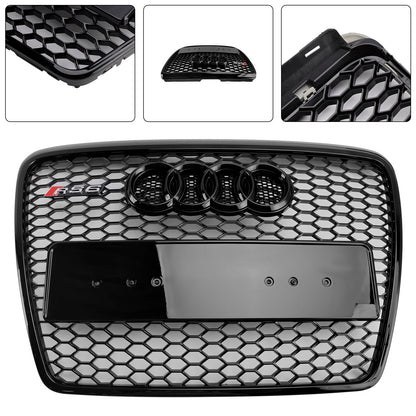 2008 2009 2010 2011 Audi A6 /S6 /A6 Sline C6 RS Honeycomb Front Grill Air Intake Radiator Mesh Bumper Grille