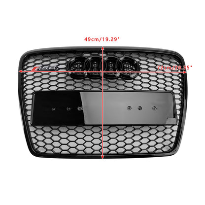 2008 2009 2010 2011 Audi A6 /S6 /A6 Sline C6 RS Honeycomb Front Grill Air Intake Radiator Mesh Bumper Grille