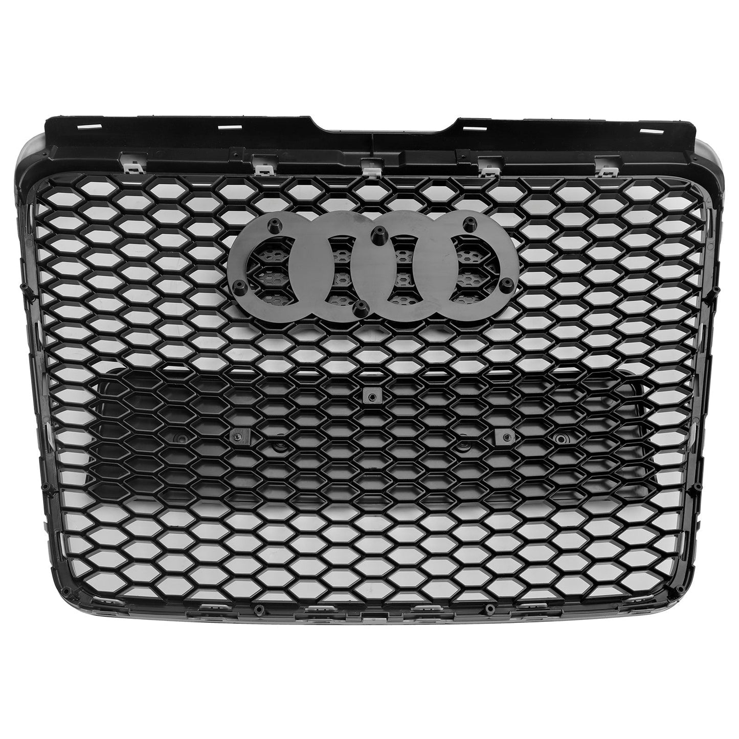 2008-2011 Audi A6 C6 Black Front Honeycomb Bumper Grill Grille Facelift