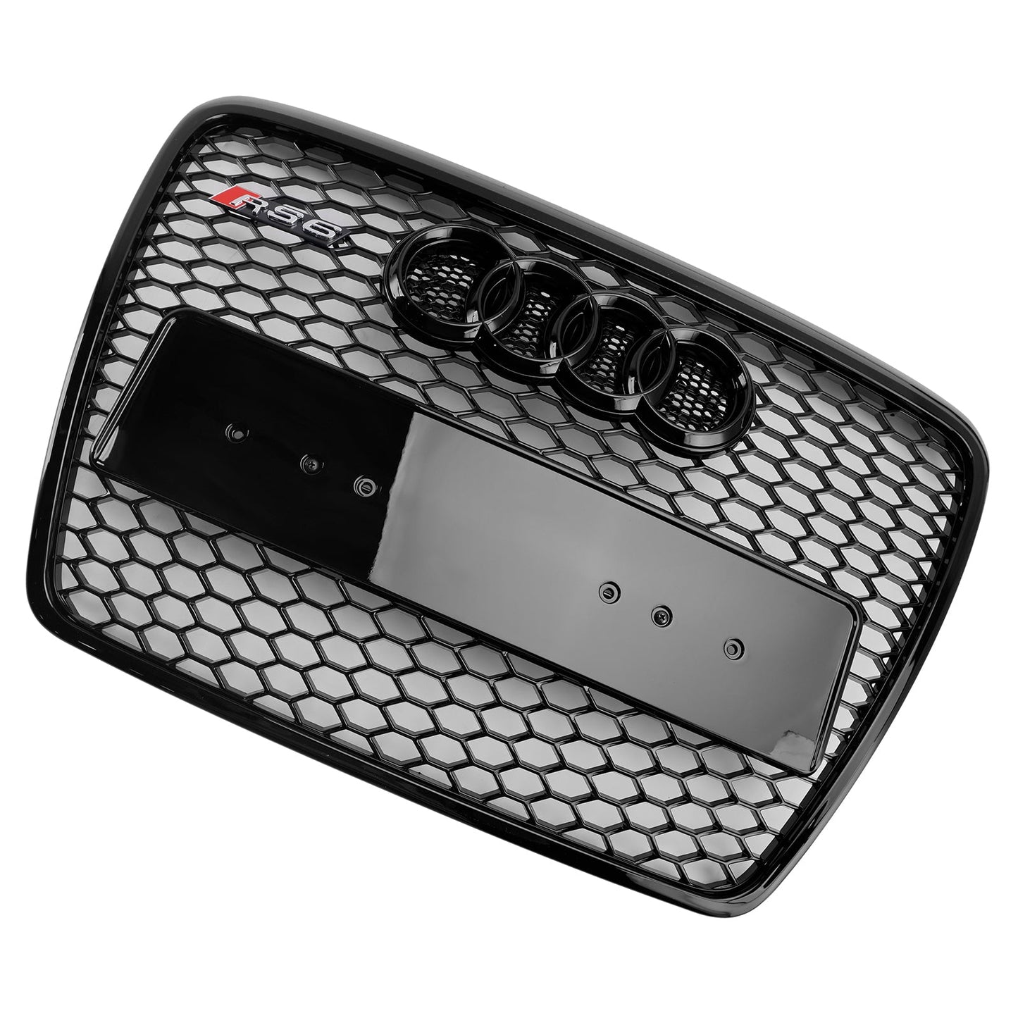 2008 2009 2010 2011 Audi A6 /S6 /A6 Sline C6 RS Honeycomb Front Grill Air Intake Radiator Mesh Bumper Grille