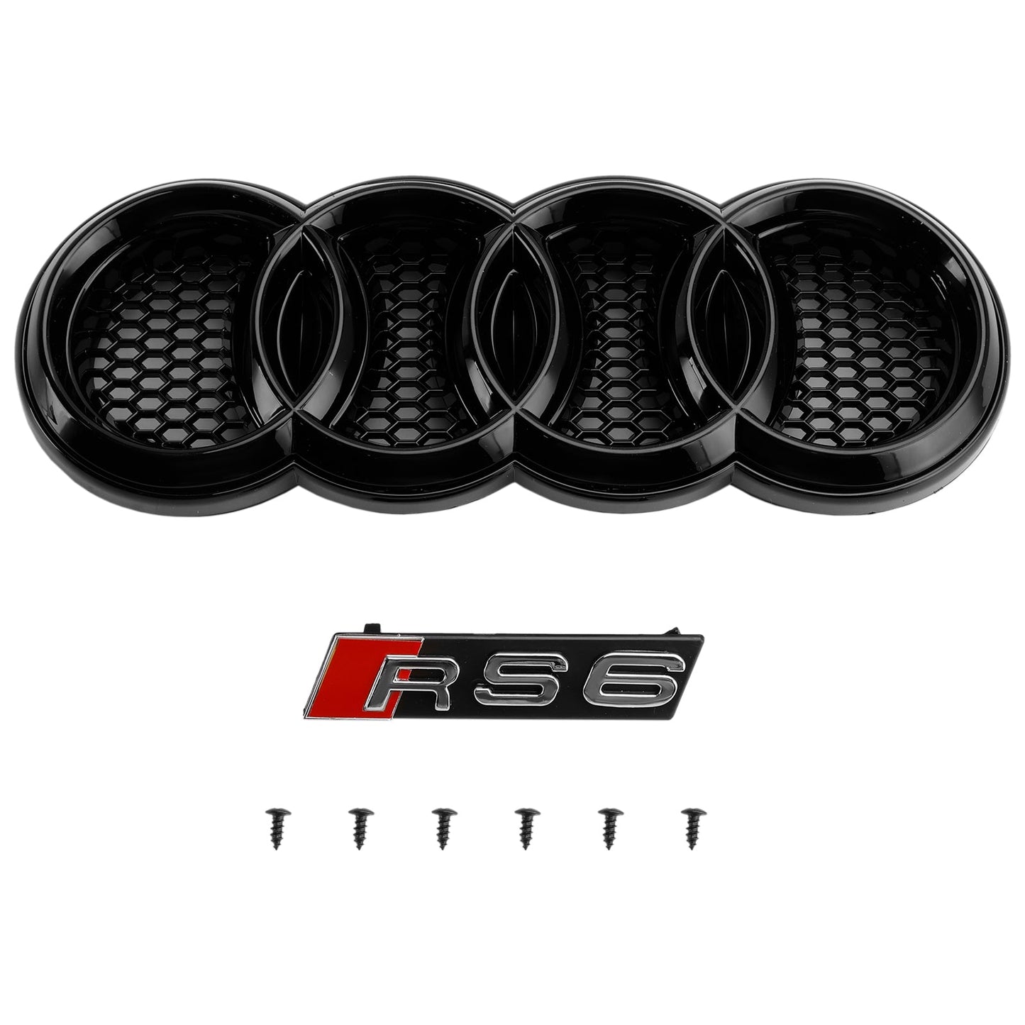 2008 2009 2010 2011 Audi A6 /S6 /A6 Sline C6 RS Honeycomb Front Grill Air Intake Radiator Mesh Bumper Grille