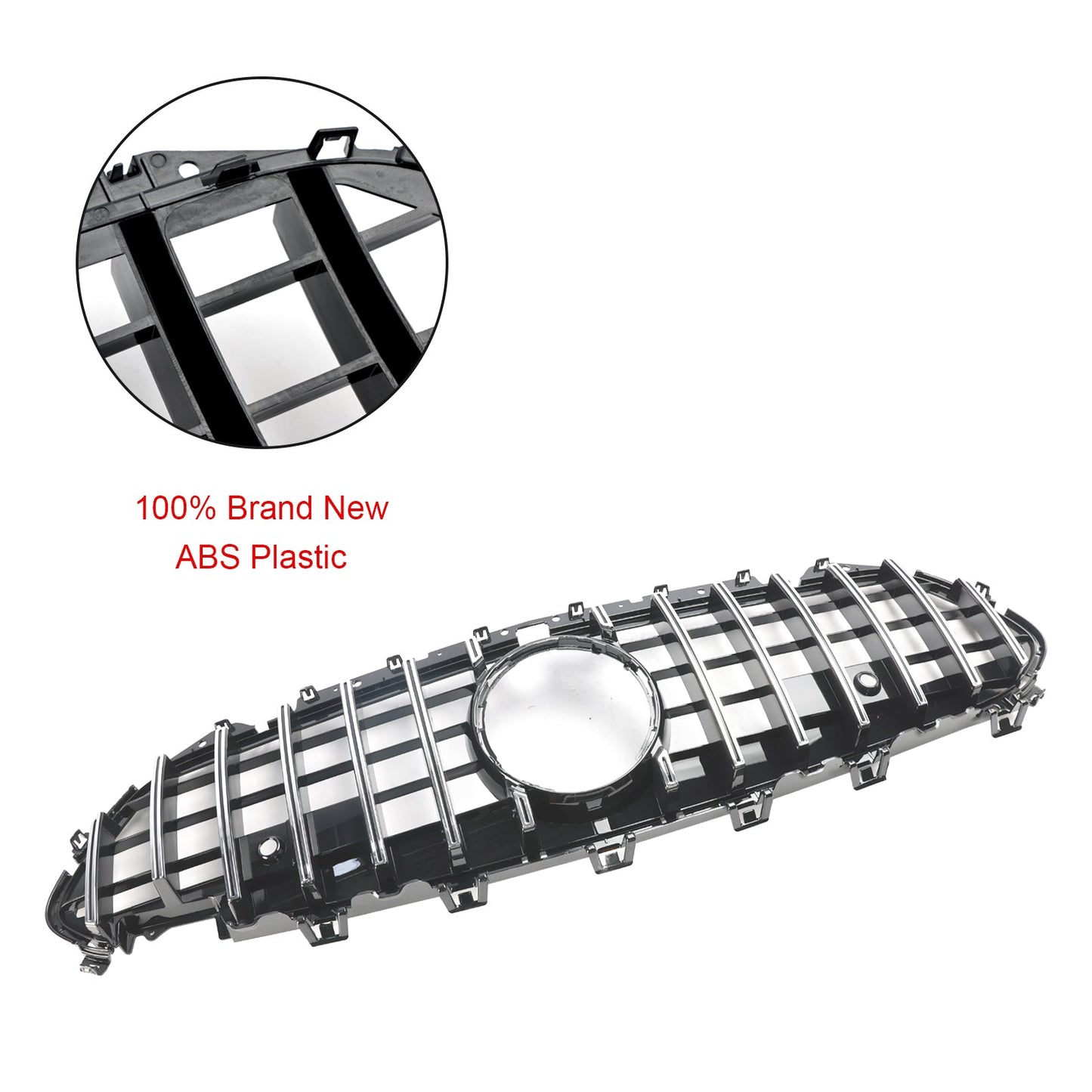 2018-2024 Mercedes Benz CLS-Class C257 GT Style Grille Front Bumper Chrome Replacement Grill