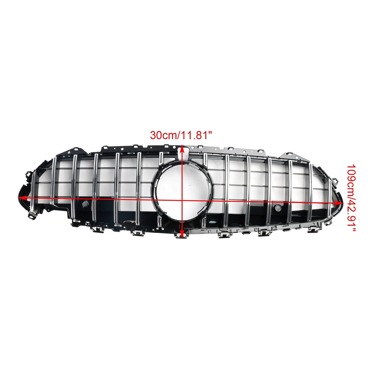 2018-2024 Mercedes Benz CLS-Class C257 GT Style Grille Front Bumper Chrome Replacement Grill