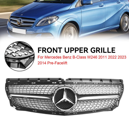 2011-2014 Mercedes Benz B-Class W246 B180 B200 B250 Pre-Facelift Front Bumper Grill Replacement Grille