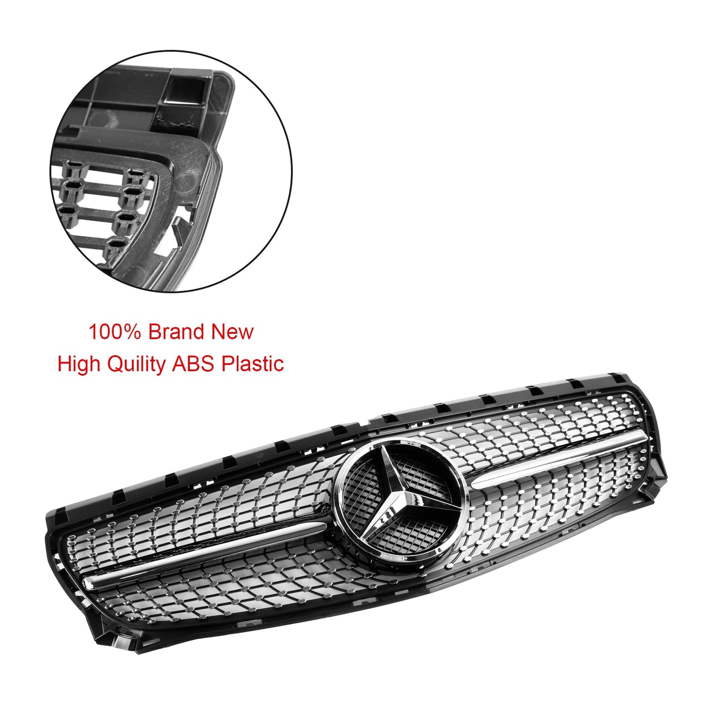 2011-2014 Mercedes Benz B-Class W246 B180 B200 B250 Pre-Facelift Front Bumper Grill Replacement Grille