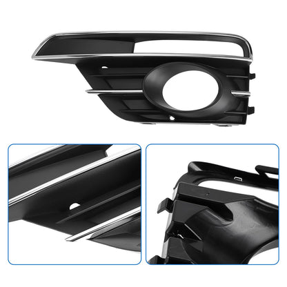 2016-2019 VW Beetle Pair 5C5854661K 5C5854662J Front Bumper Fog Light Grill Cover Bezel
