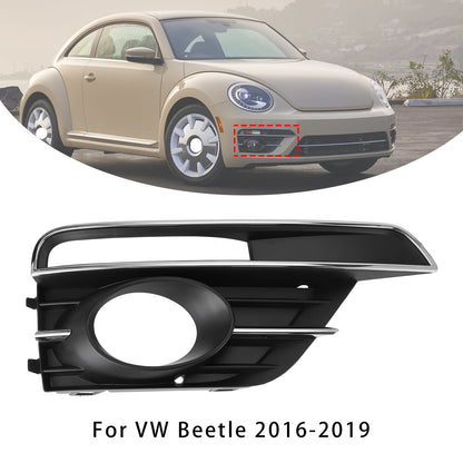 2016-2019 VW Beetle Pair 5C5854661K 5C5854662J Front Bumper Fog Light Grill Cover Bezel