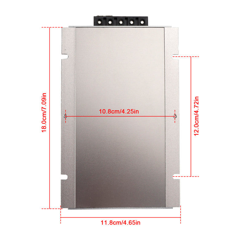 Convertidor de fuente de alimentación para coche, regulador y resistente al agua, de 12 V CC a 24 V, 3 A y 72 W