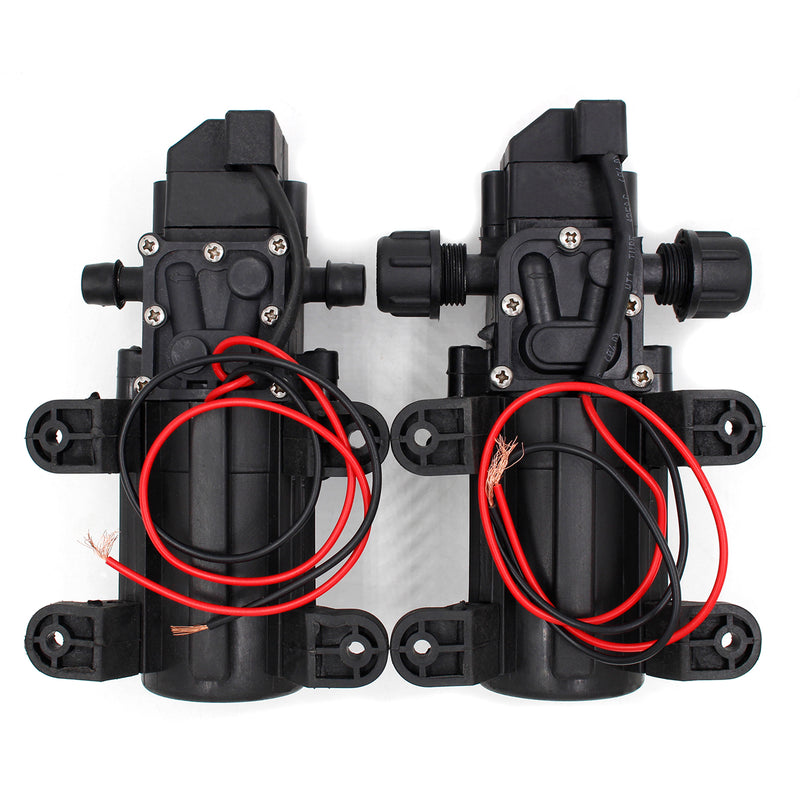 Bomba de agua autocebante de diafragma de alta presión, 12 V CC, 130 psi, 12 V CC, 72 W, con interruptor automático