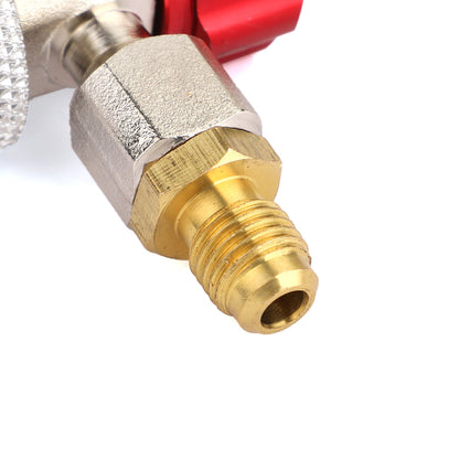 2x R134A Quick Connector Adapter Coupler Auto A/C Manifold Gauge Low/High HVAC