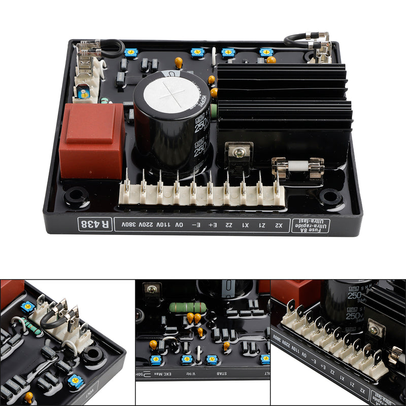 Automatic Voltage Regulator AVR R438 Compatible With Leroy Somer Generator