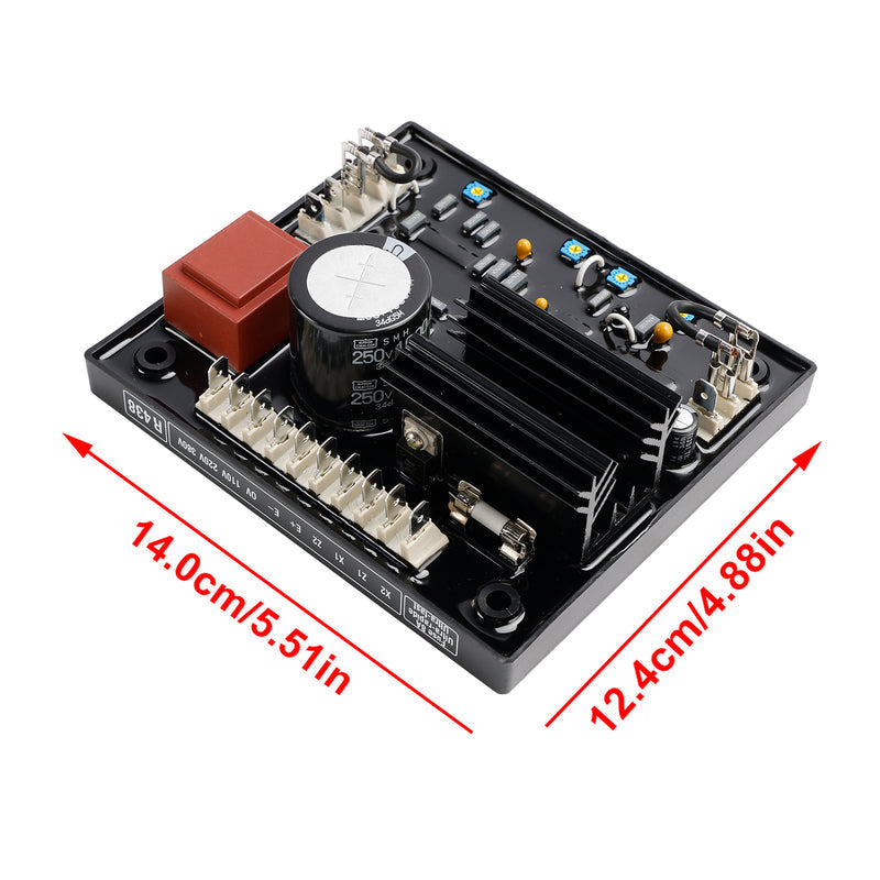 Automatic Voltage Regulator AVR R438 Compatible With Leroy Somer Generator
