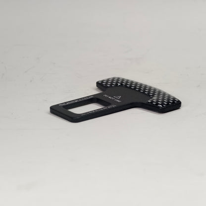 Universal Alarm Stopper 6PCS Car Seat Belt Buckle Clip Replacement Clamp Carbon Fiber