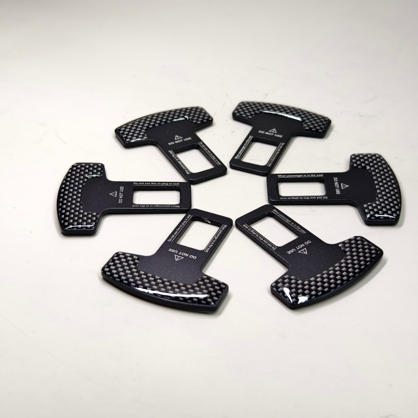 Lot de 6 clips de remplacement universels pour boucle de ceinture de sécurité de voiture