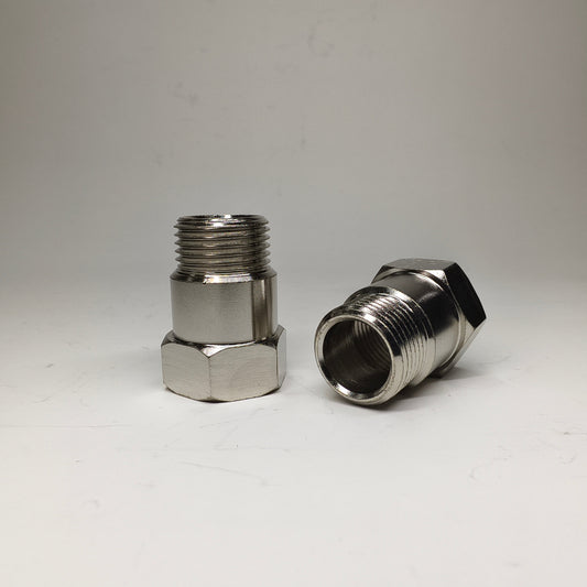 2PCS 32mm O2 Oxygen Sensor M18X1.5Test Pipe Extension Extender Adapter Spacer
