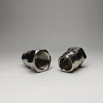 M18 X 1.5 Bung 32mm O2 Oxygen Sensor Test Pipe Extension Extender Adapter Spacer