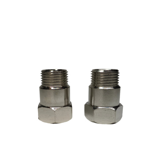 Lot de 2 rallonges de tube de test pour capteur d'oxygène O2 32 mm M18 x 1,5 mm