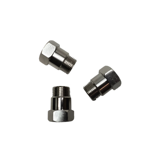 Lot de 3 rallonges de tube de test pour capteur d'oxygène O2 32 mm M18 x 1,5 mm