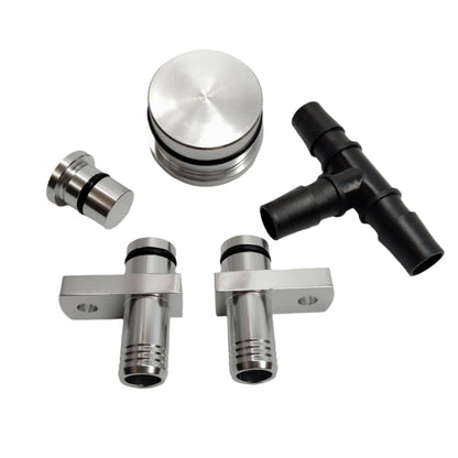 PCV Reroute & Resonator Delete Kit for 2004.5-2010 Duramax Diesel 6.6L LLY LBZ LMM