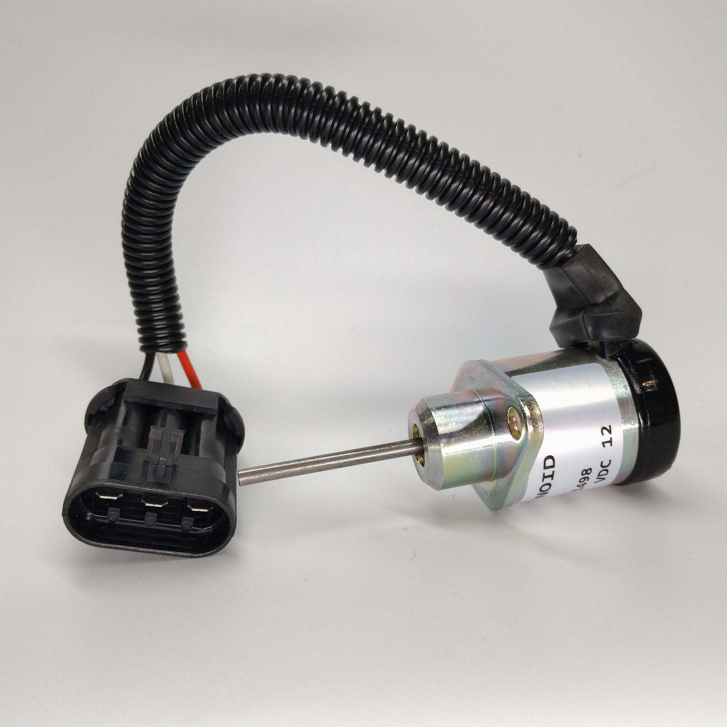 Solenoide de corte de combustible 6691498 de 12 V para Bobcat S150, S175, S185, T180 y T190