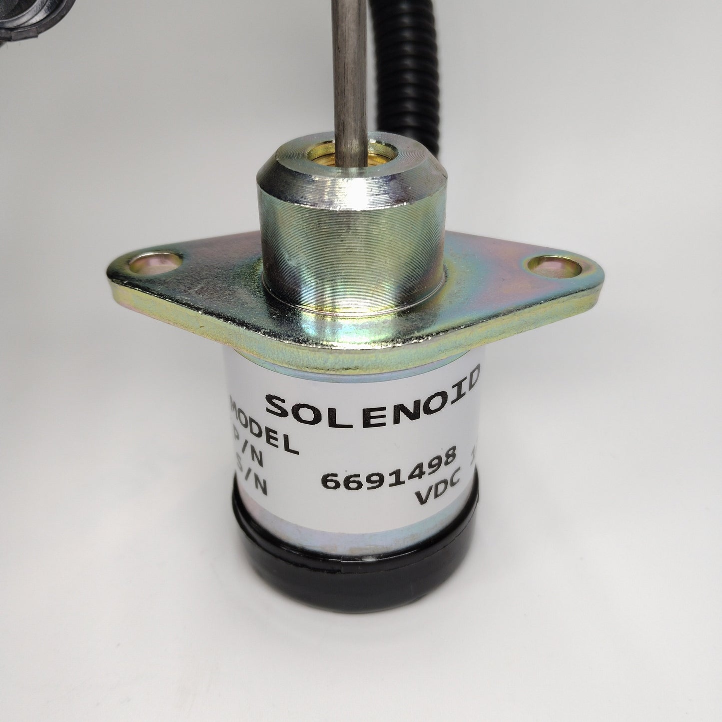 Solenoide de corte de combustible 6691498 de 12 V para Bobcat S150, S175, S185, T180 y T190