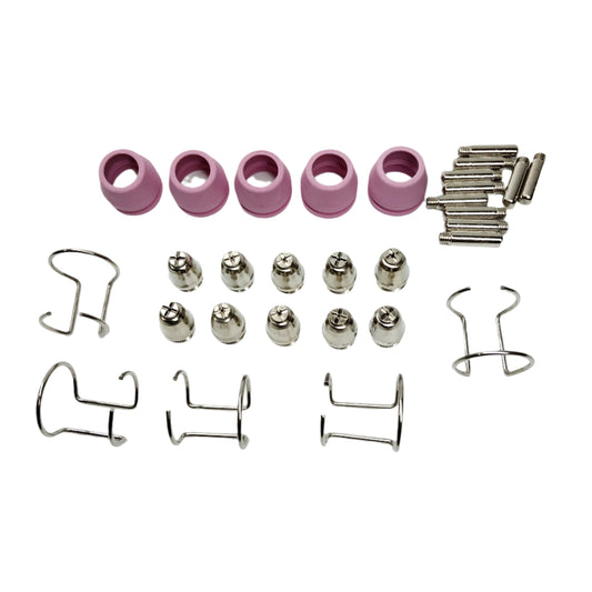 30Pc AG-60 SG-55 Plasma Cutter Torch Consumables Electrode Tips Shield Guide