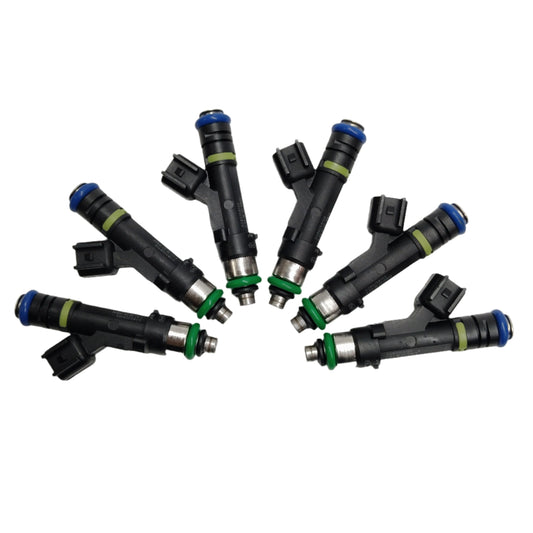 6 piezas 0280158020 53032701AA Mejoras de inyectores de combustible 2004-12 Liberty 3.7L