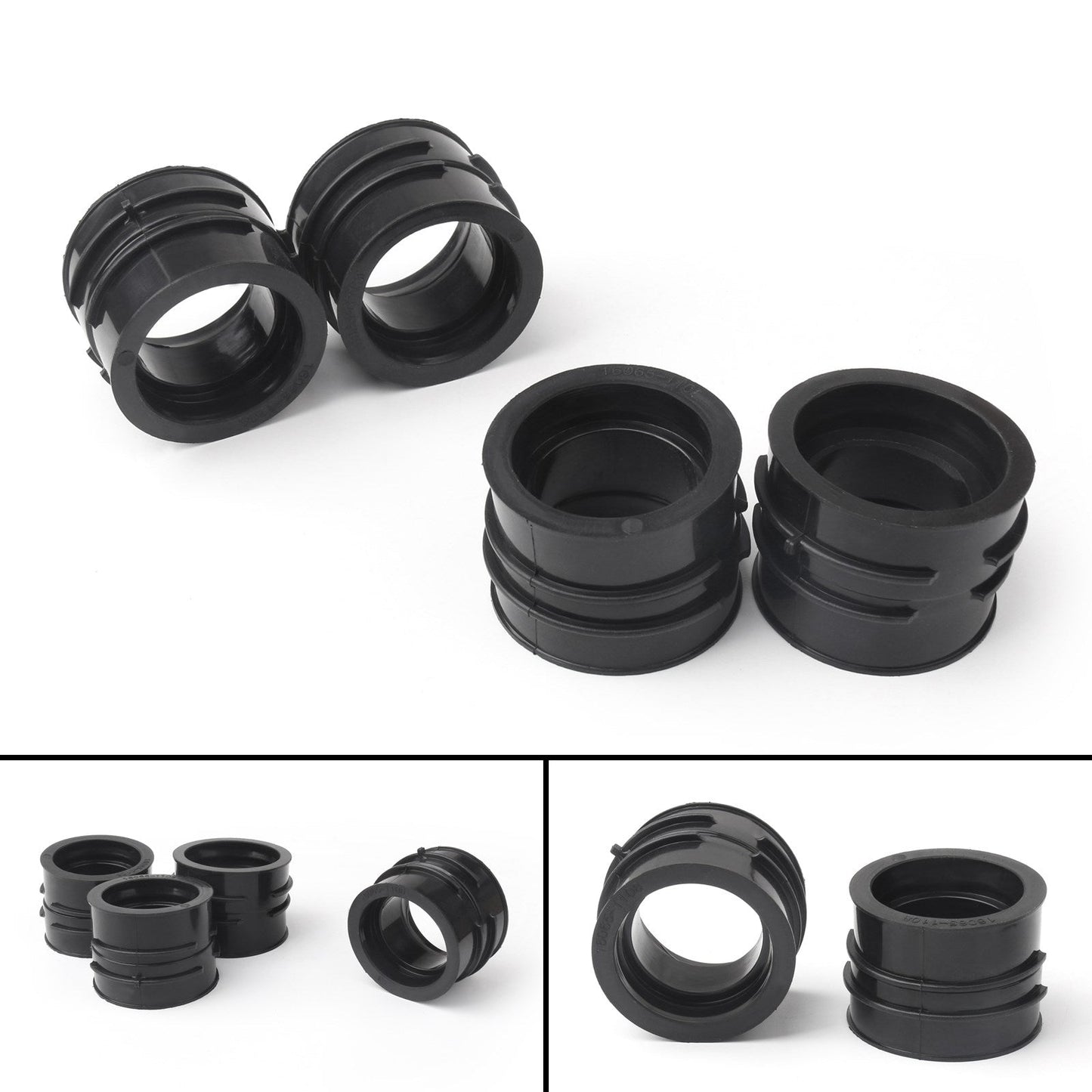 Junta de colector de admisión y carburador para Kawasaki GPZ900R Ninja ZX900A (1990-1994), 4 piezas