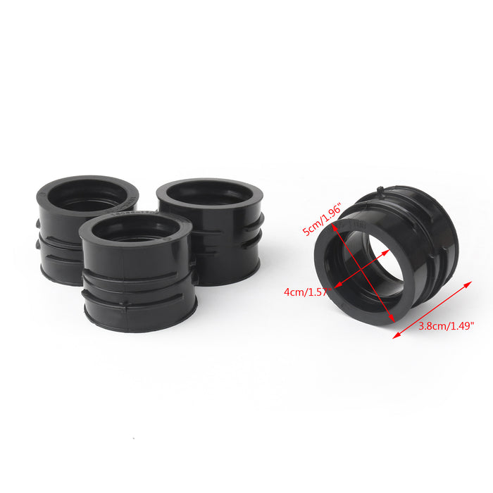 Junta de colector de admisión y carburador para Kawasaki GPZ900 R Ninja ZX900A (1984-1989), 4 piezas