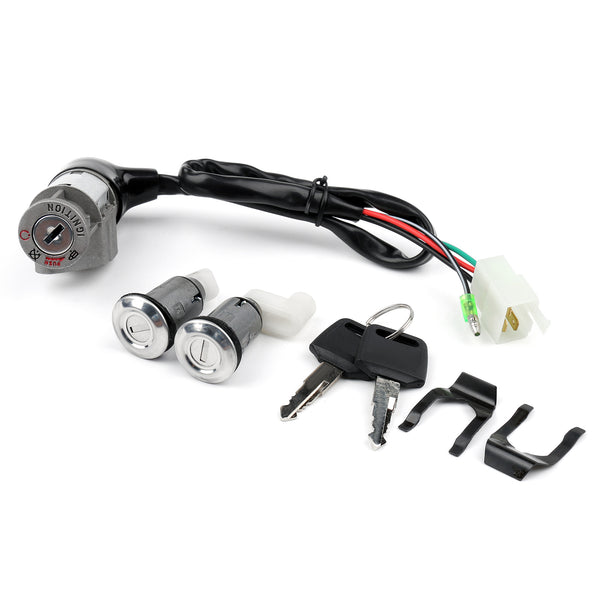 Honda CH125 Spacy 1984-1996 Ignition Switch Fuel Gas Cap Cover Key Lock Set