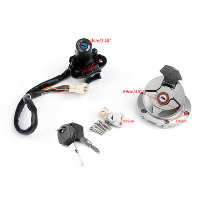 Kawasaki EX Ninja 250R 300 Ignition Switch Seat Gas Cap Cover Lock Key Set