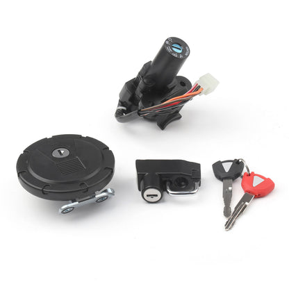 Kawasaki KL110 KLX125 KLX250 Ignition Switch Seat Gas Cap Cover Lock Key Set