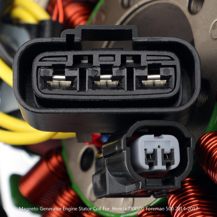 Estator del alternador compatible con Honda TRX 500 520 Fourtrax Foreman FE FM Rubicon 14-21