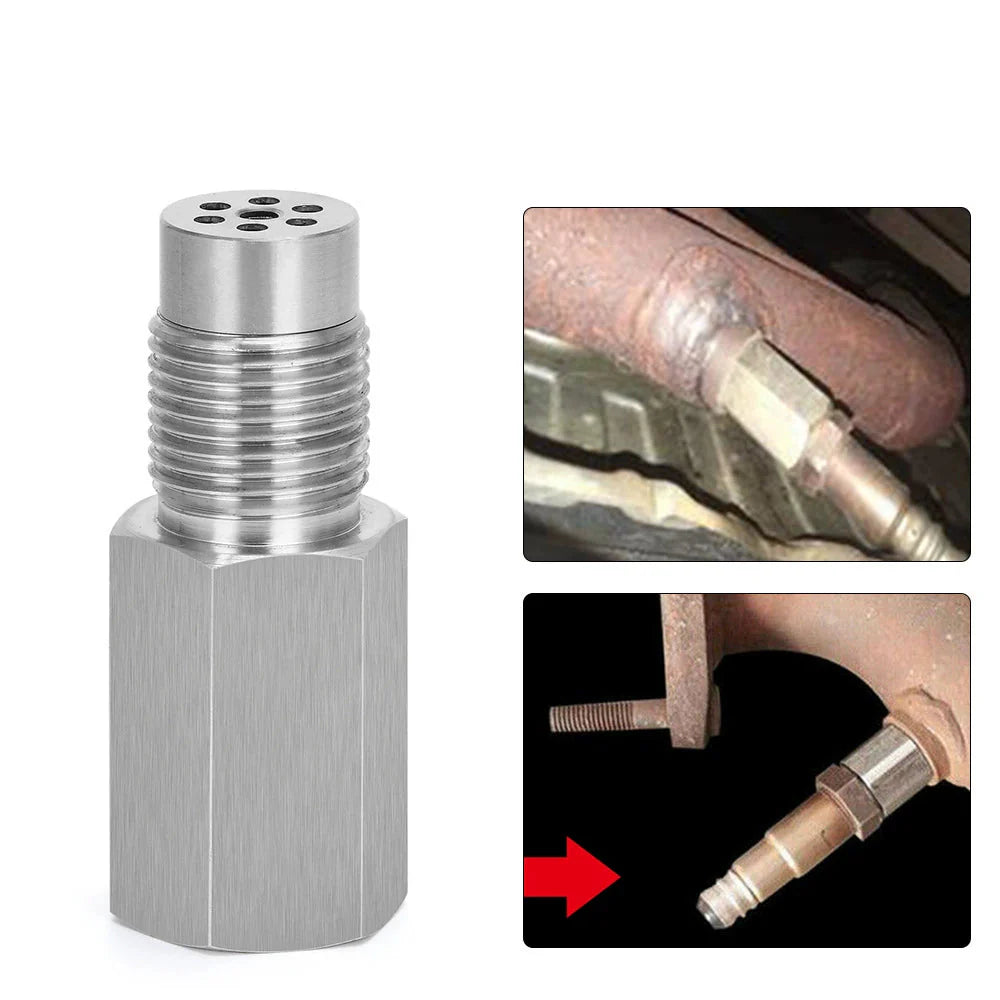 O2 Sensor Spacer CEL Check Engine Light Adapter CEL Eliminator Mini Catalytic Converter
